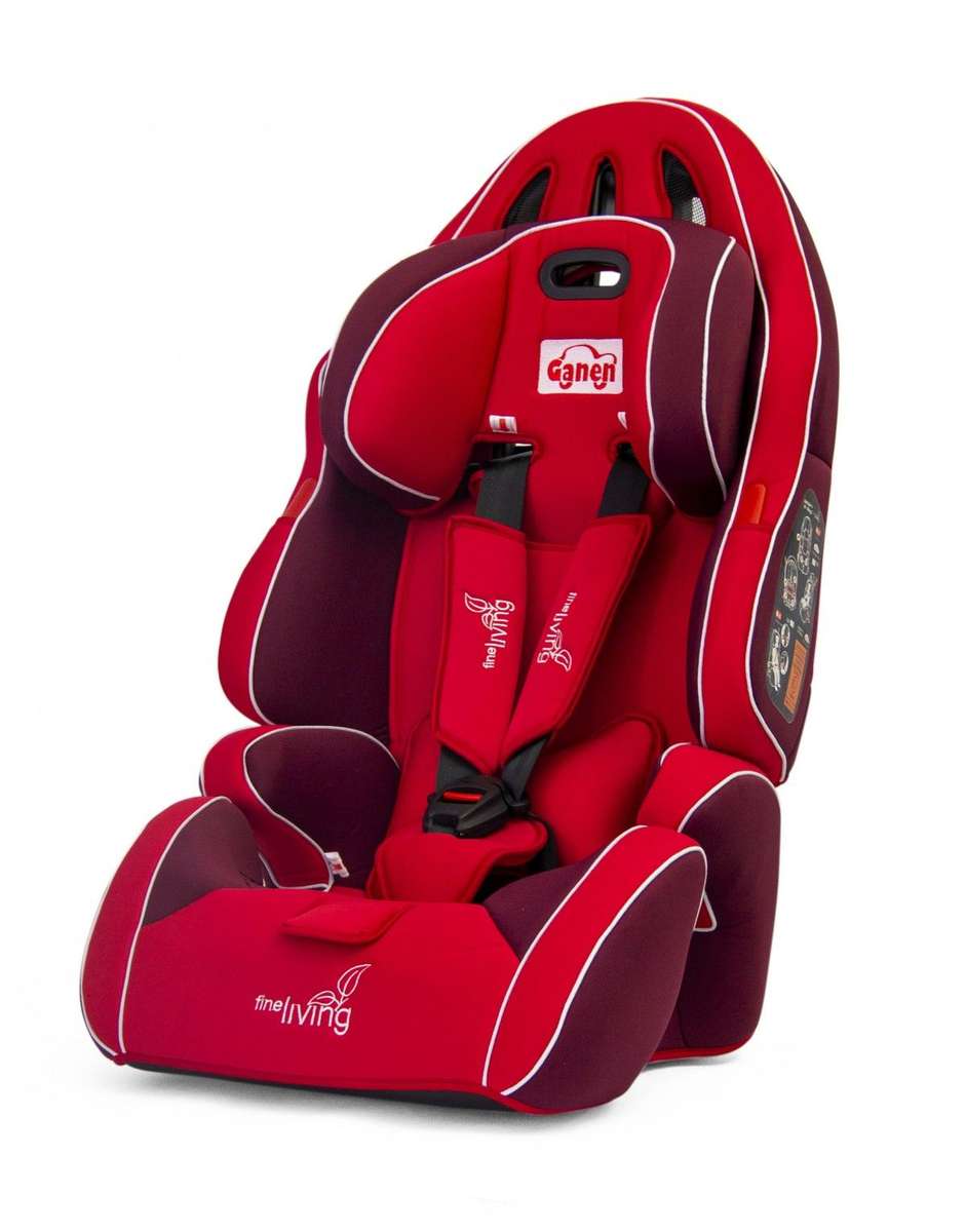 Fine Living 1300086 Car Seat - Red/Maroon