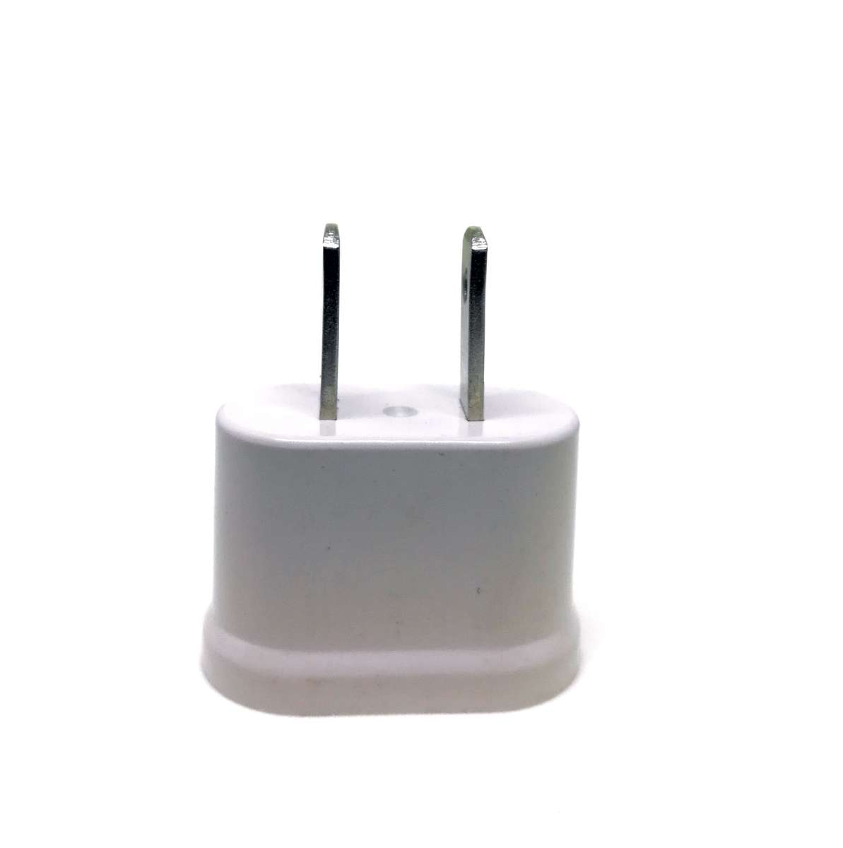 South African European to USA 2 Pin Power Plug Adapter Converter (2 Flat-Pin Plug)
