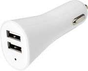 iJam 2 USB Port Car Charger - White