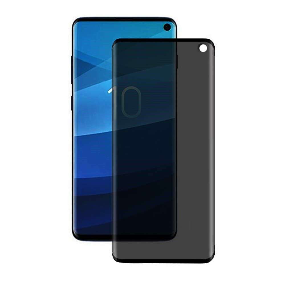 Tuff-Luv Privacy Shield Full Screen Tempered Glass for Samsung S10 Plus