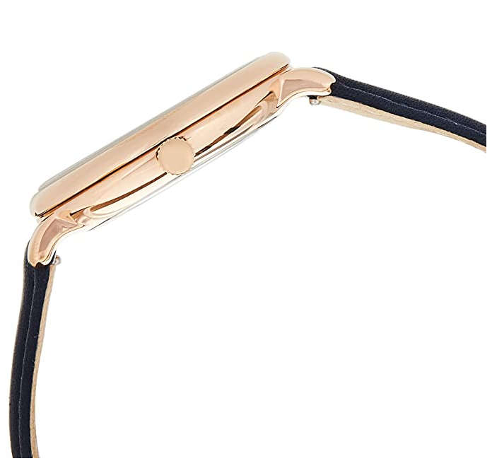 Fossil Women`s Jacqueline Quartz Stainless Steel and Leather Watch - Rose Gold