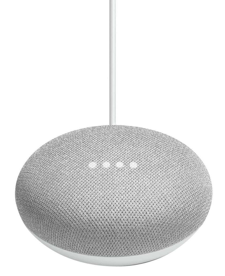 Google Home Mini Smart Speaker - Chalk - Refurbished