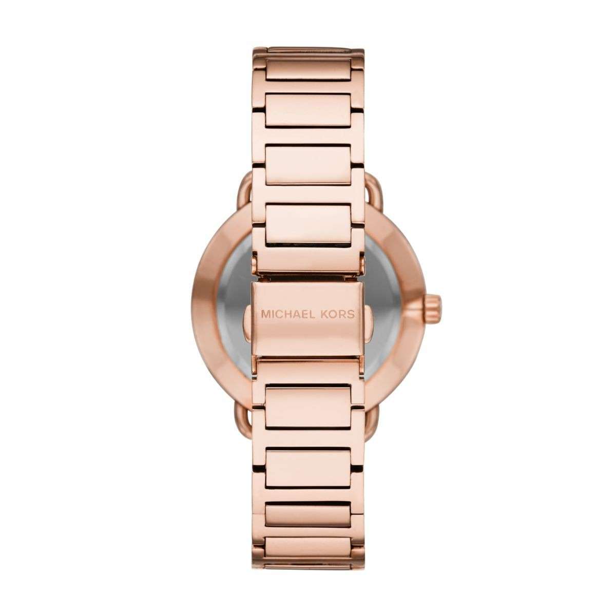 Michael Kors Women's Portia Rose Gold Round Stainless Steel Watch