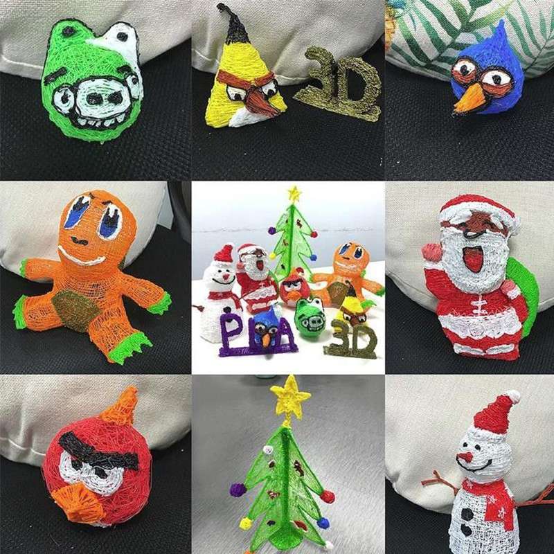 V2S 3D Printer Printing Pen with LED Display - Light Blue