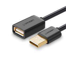 Ugreen 0.5m USB2.0 M to USB2.0 F Extension Cable - Black