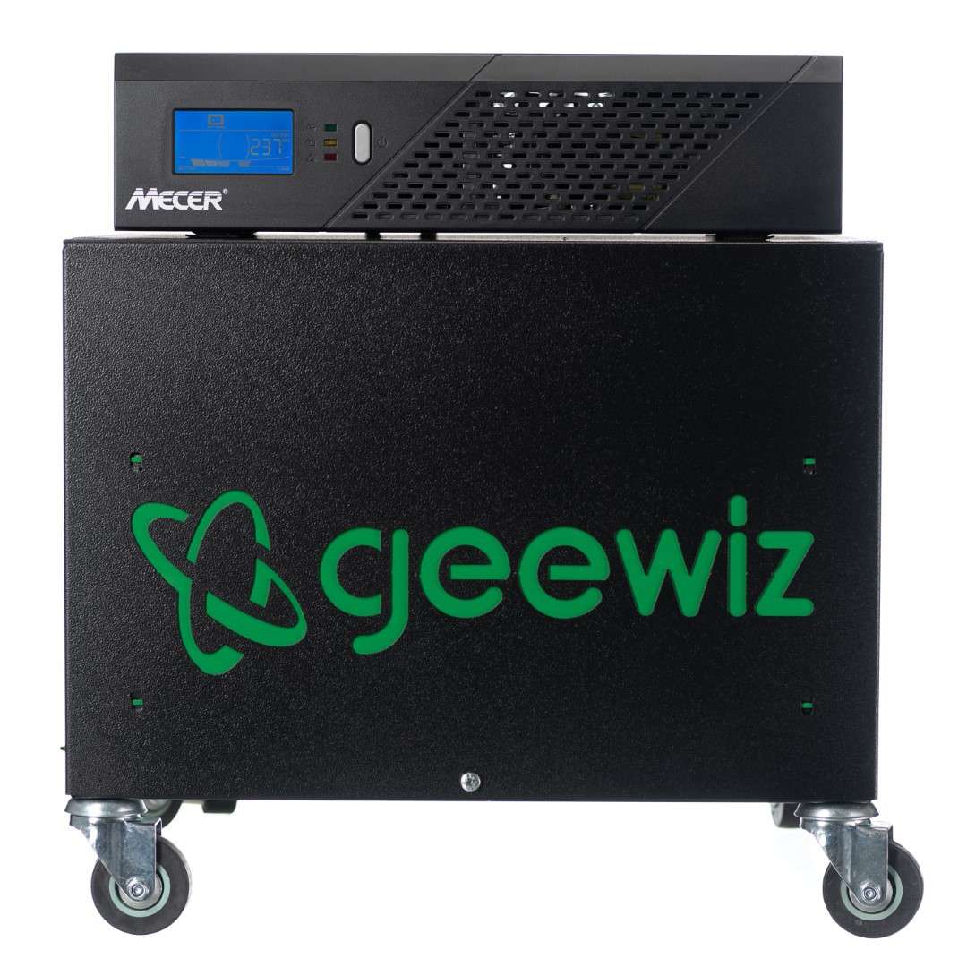 Mecer 2400VA Inverter Trolley + 2x 100AH Batteries (8 HOUR BATTERY LIFE) KIT - 1440W