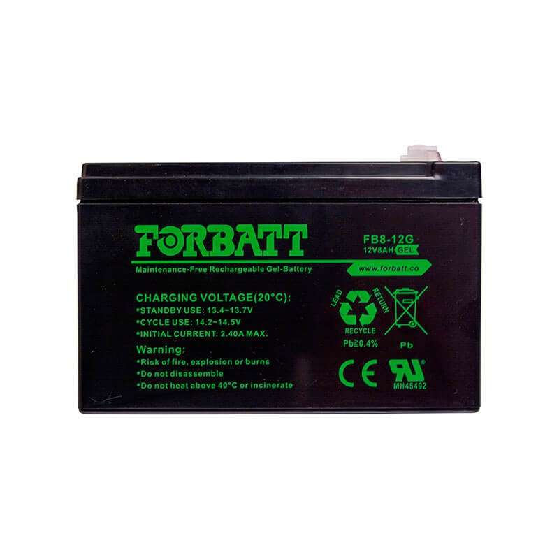 Forbatt 12V 8AH Acid Gel Battery