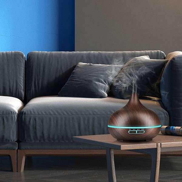 Aromatherapy Diffuser Electric Air Humidifier - Ebony