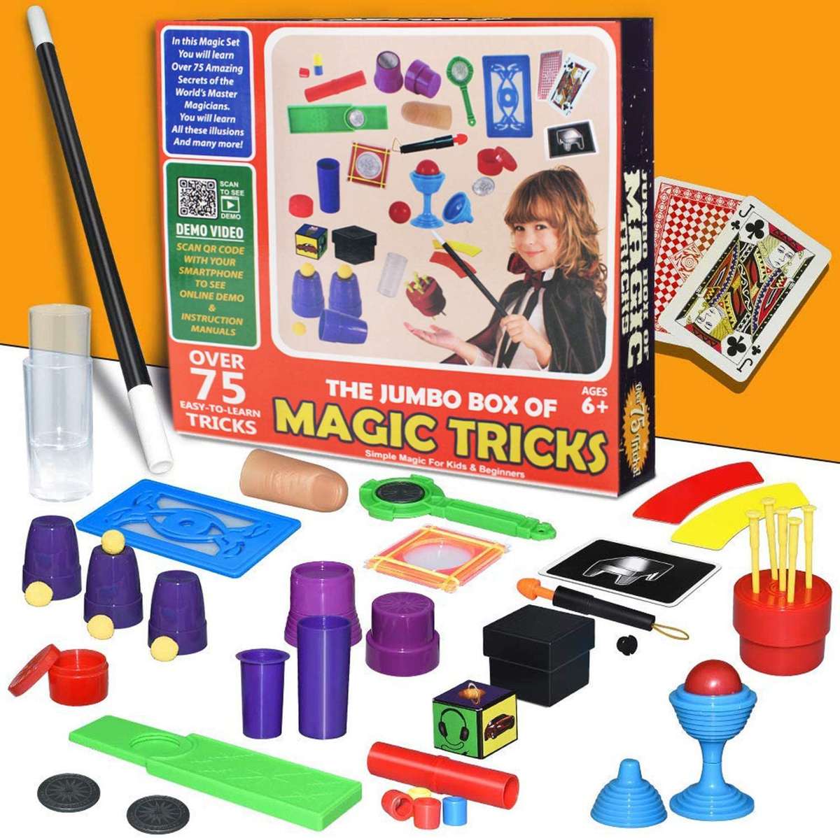 Kids Magic Set with 75 Magic Tricks