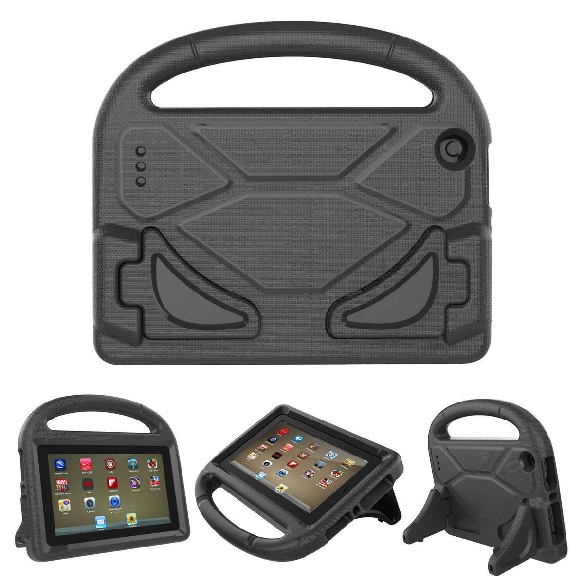Kindle Fire HD 10 Shock/drop Proof Kid Friendly Case Cover(compatible with 7th gen(2017) and 9th gen