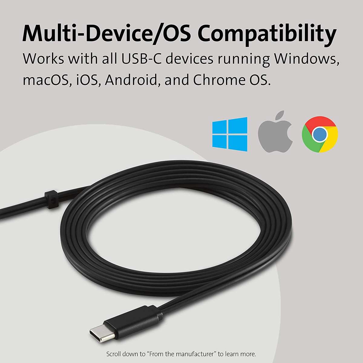 Kensington USB-C Dual Headset Headphones for Call Centre with Microphone - Black