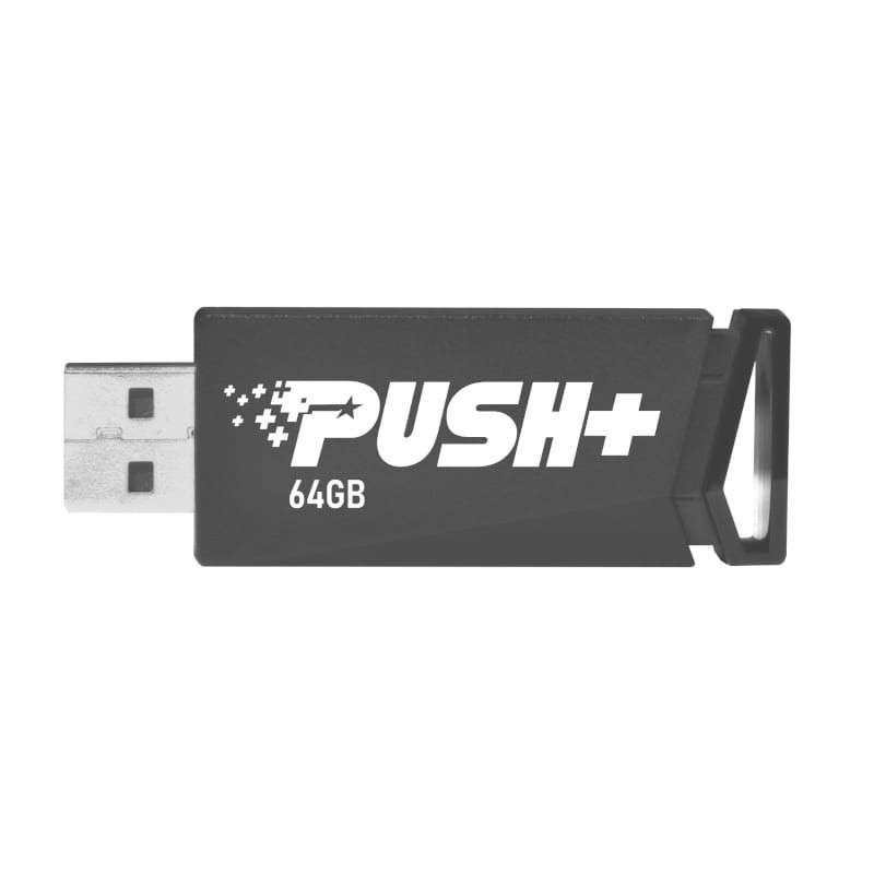 Patriot Push+ 64GB USB3.2 Flash Drive  Grey
