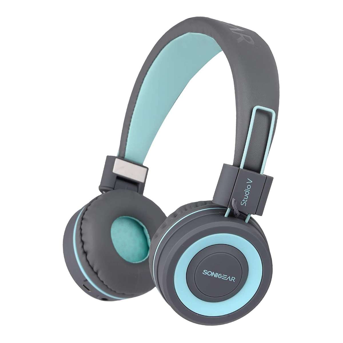 SonicGear Earpump Studio V Bluetooth Headphones - Grey/Blue