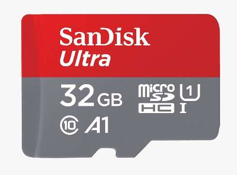 Sandisk Ultra MicroSDHC Memory Card - 32GB