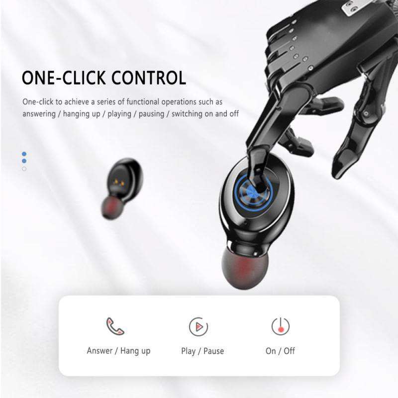 XG8 Bluetooth 5.0 Wireless Earbuds with Wireless Charging Case - Baby Pink