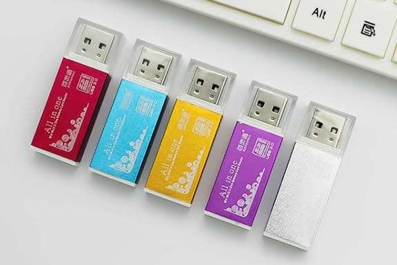 SD/MicroSD/Memory stick all-in-1 card reader