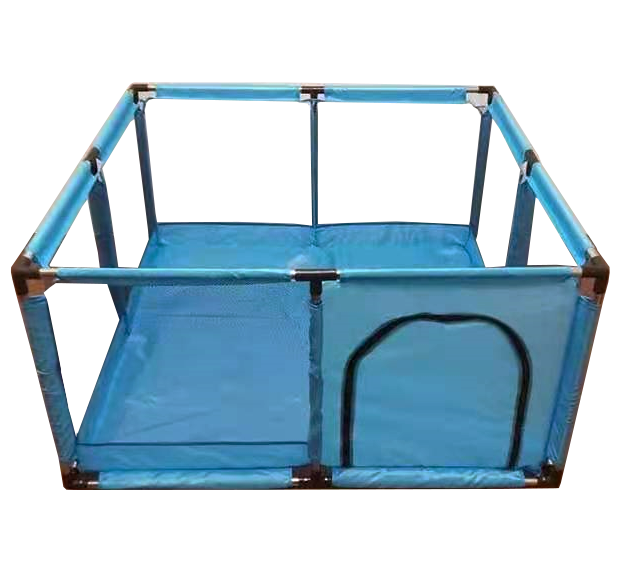 Baby Playpen - Square - Light Blue