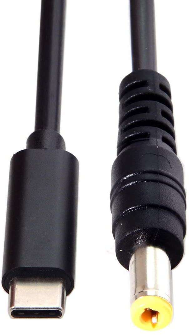 DC 5.5x2.5mm to Type C Adapter Cable