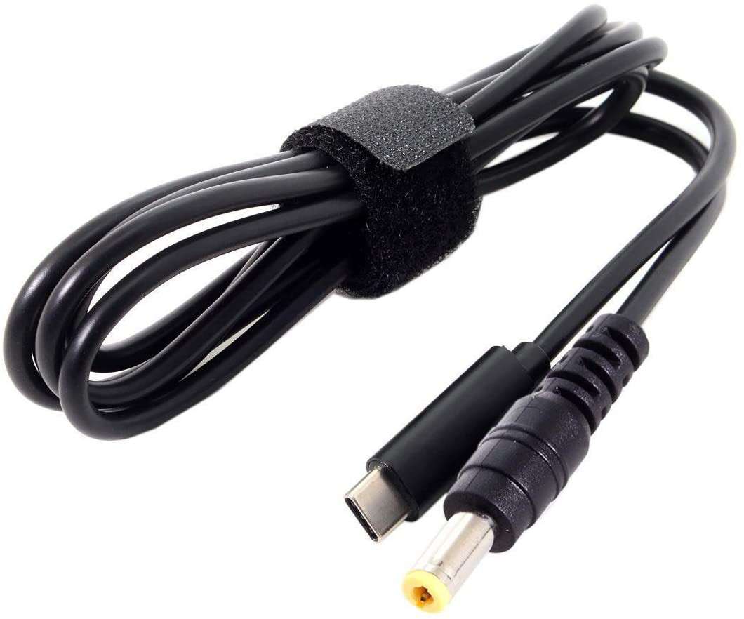 DC 5.5x2.5mm to Type C Adapter Cable