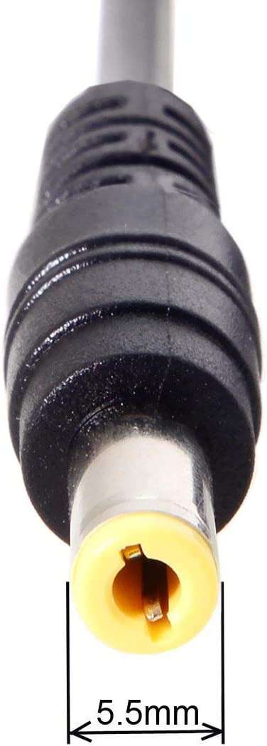 DC 5.5x2.5mm to Type C Adapter Cable