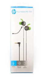 HP In-Ear Earphones with Detachable Mic & 3.5mm Antioxidation Gold Plated Stereo Aux Connector - Bla