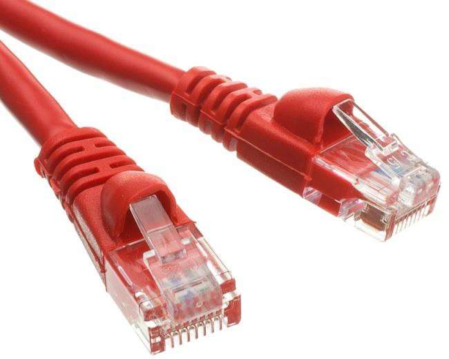 Microworld CAT5E 5m Red Cable