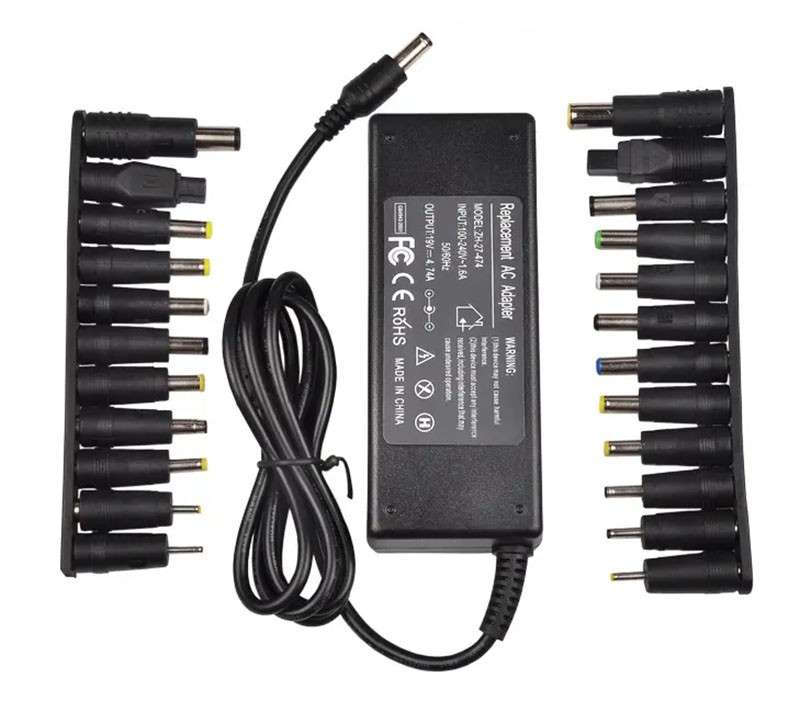 90W Universal Laptop Charger with 15 tips 19V 4.74A