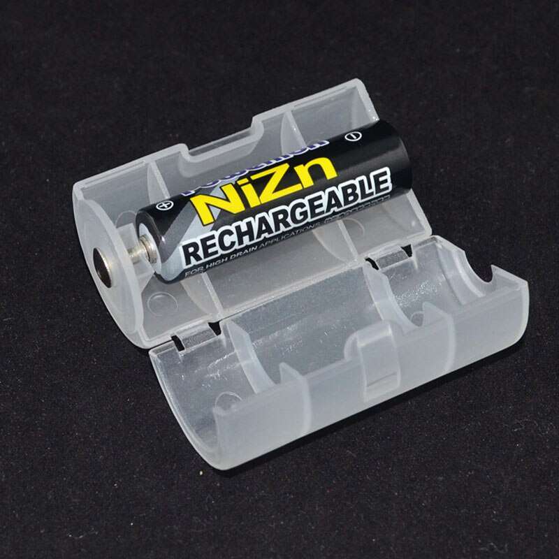 AA to C Battery Size Converter Adapter Holder Case
