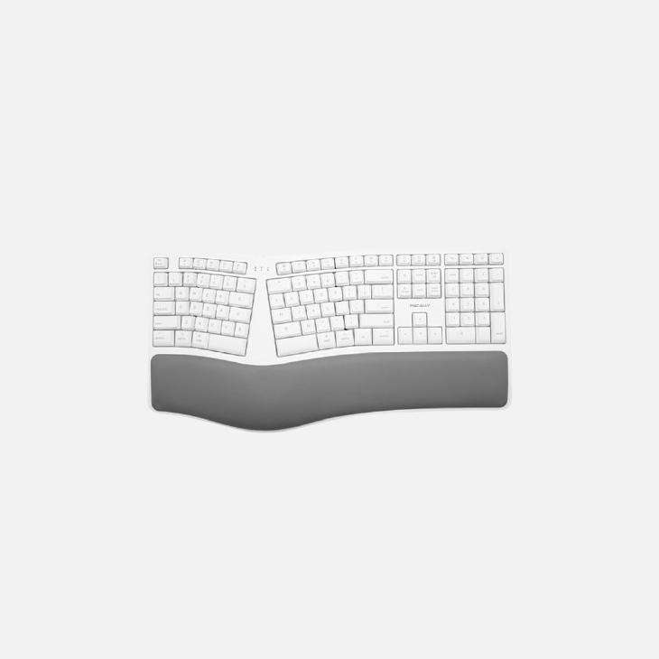 Macally Ergonomic Wired USB-A Keyboard with Palm Rest (US)