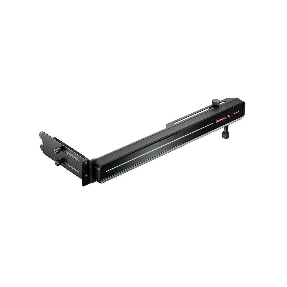 Deepcool ST500 Addressable RGB Horizontal GPU Card Holder - Black