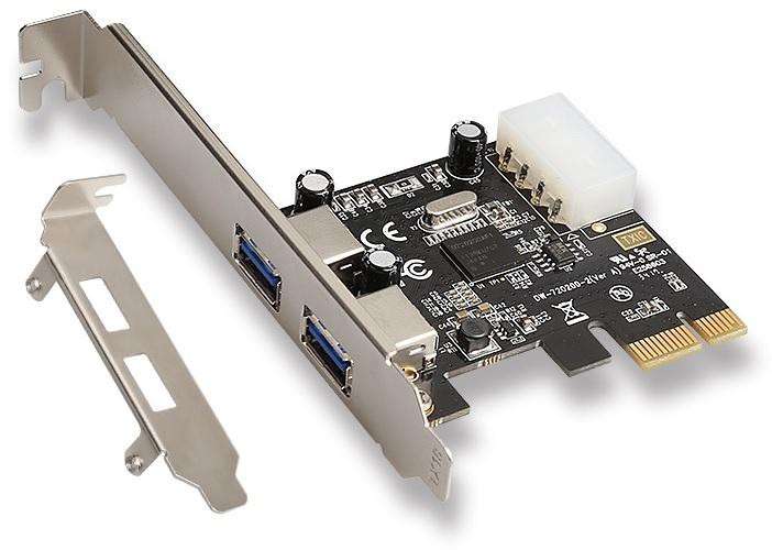 Microworld 2 Port USB 3.0 PCI-e Expansion Card