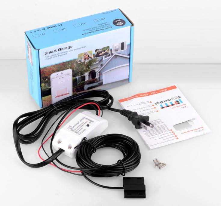 Smart WiFi Garage Gate Motor Controller Opener - Compatible with Alexa and Google Home