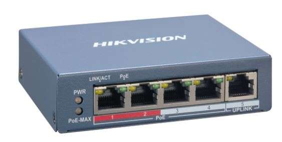 Hikvision 4 Port Fast Ethernet Smart POE Switch