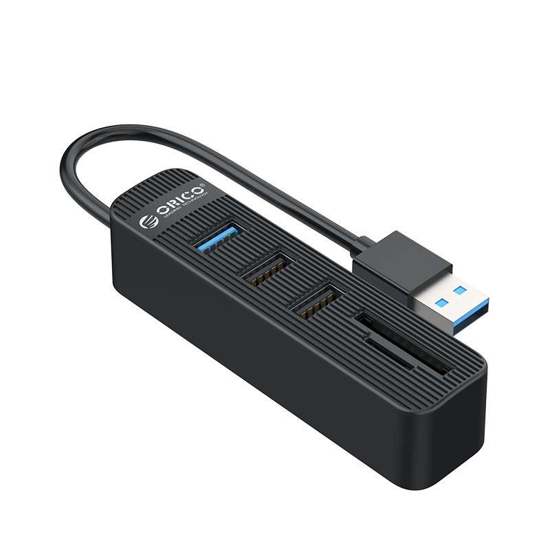 Orico 3 Port USB3.0 Hub with Card Reader  Black