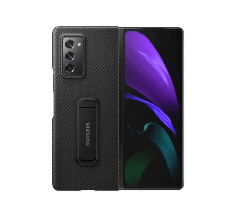 Samsung Galaxy Z Fold2 Aramid Standing Cover - Black