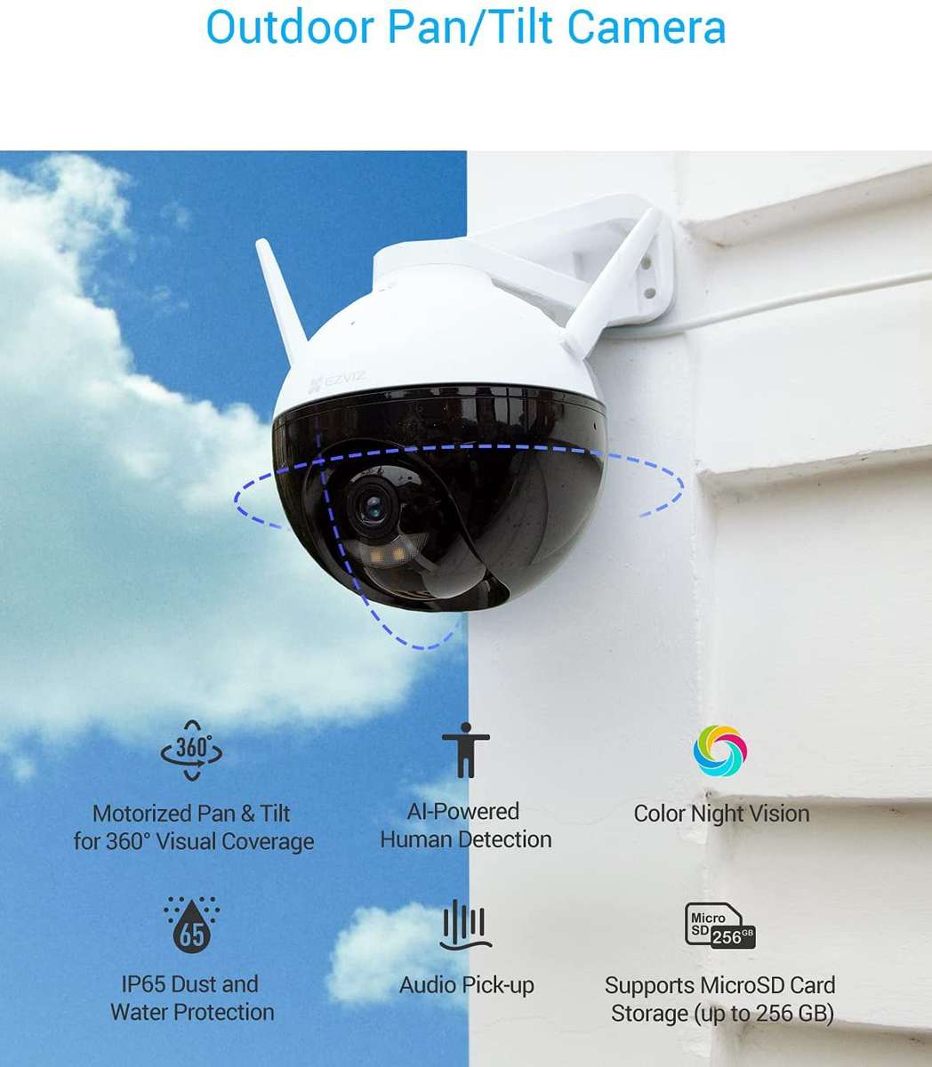 EZVIZ C8C 1080p Outdoor Pan/Tilt Camera 2MP