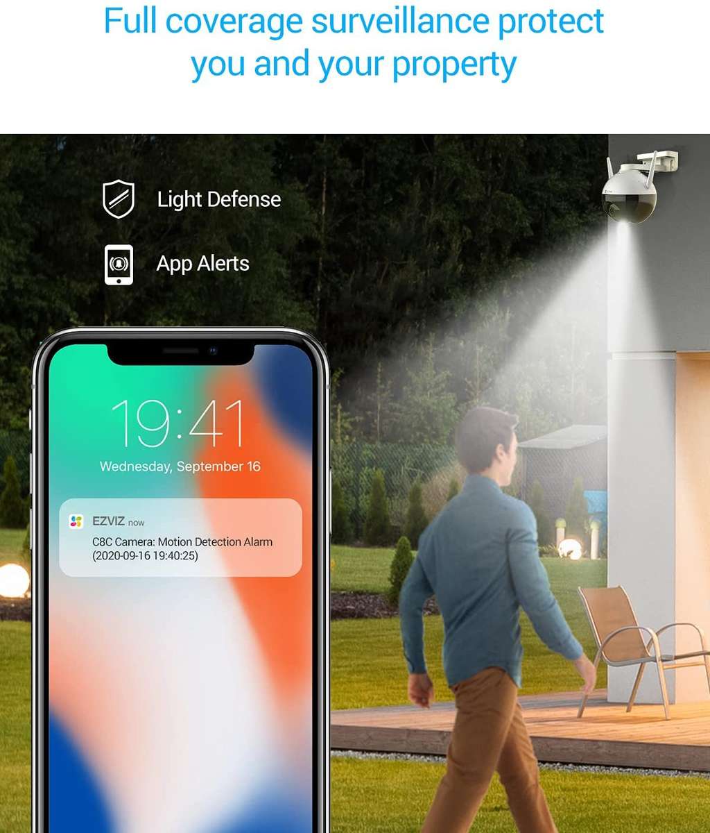 EZVIZ C8C 1080p Outdoor Pan/Tilt Camera 2MP