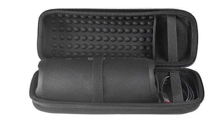 Tuff-Luv EVA Hard Storage Case & Shoulder Strap  for JBL Charge 5 - Black