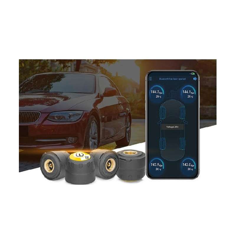 Tyre Pressure Monitor with Bluetooth Monitoring