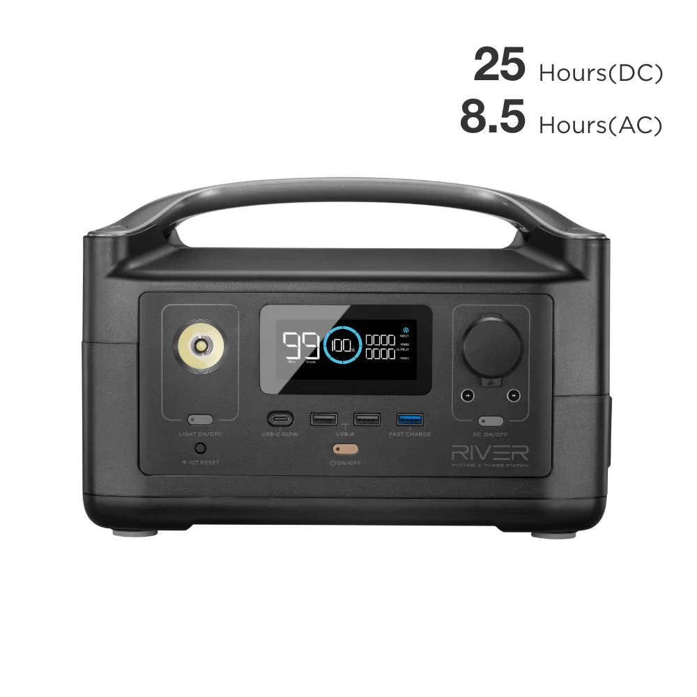 EcoFlow River Portable Power Station - 288Wh Battery (SA Plug Socket Adapter Included)