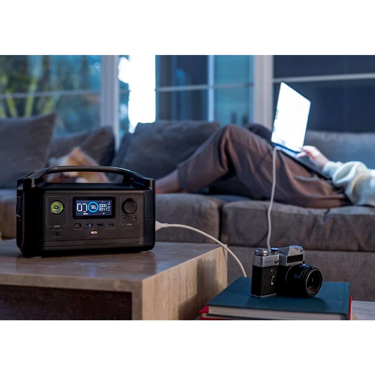 EcoFlow River Portable Power Station - 288Wh Battery (SA Plug Socket Adapter Included)