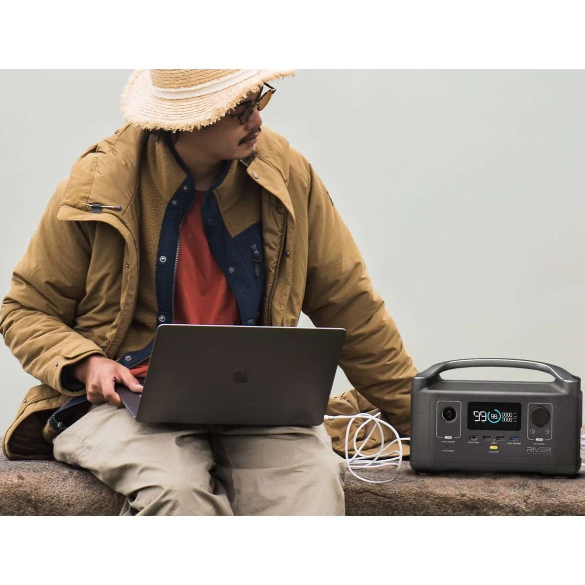 EcoFlow River Portable Power Station - 288Wh Battery (SA Plug Socket Adapter Included)