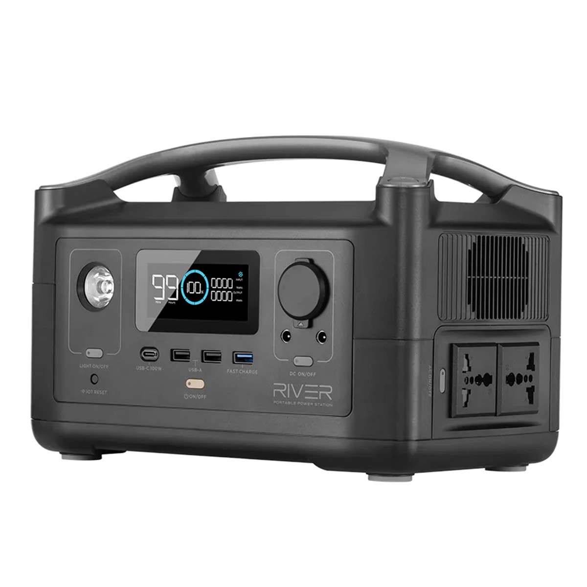 EcoFlow River Portable Power Station - 288Wh Battery (SA Plug Socket Adapter Included)