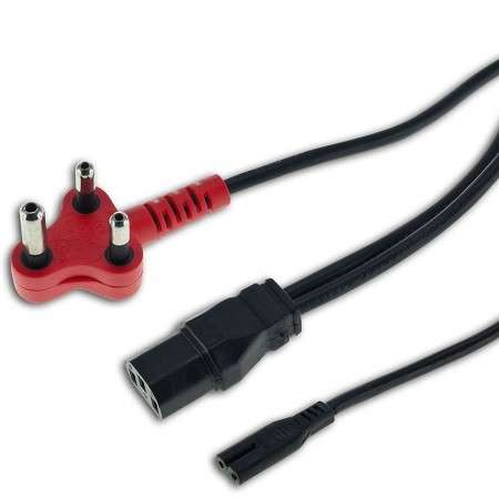 PC-6DIF8073BK2.8 Dedicated 3 pin Power Plug to 1x IEC Connector Cable