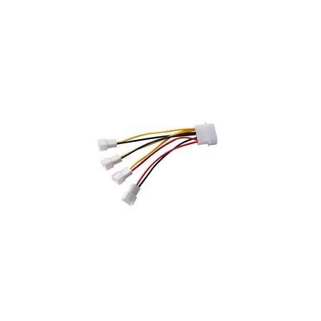 Unbranded MOLEX003  Molex to 4x Fan Header