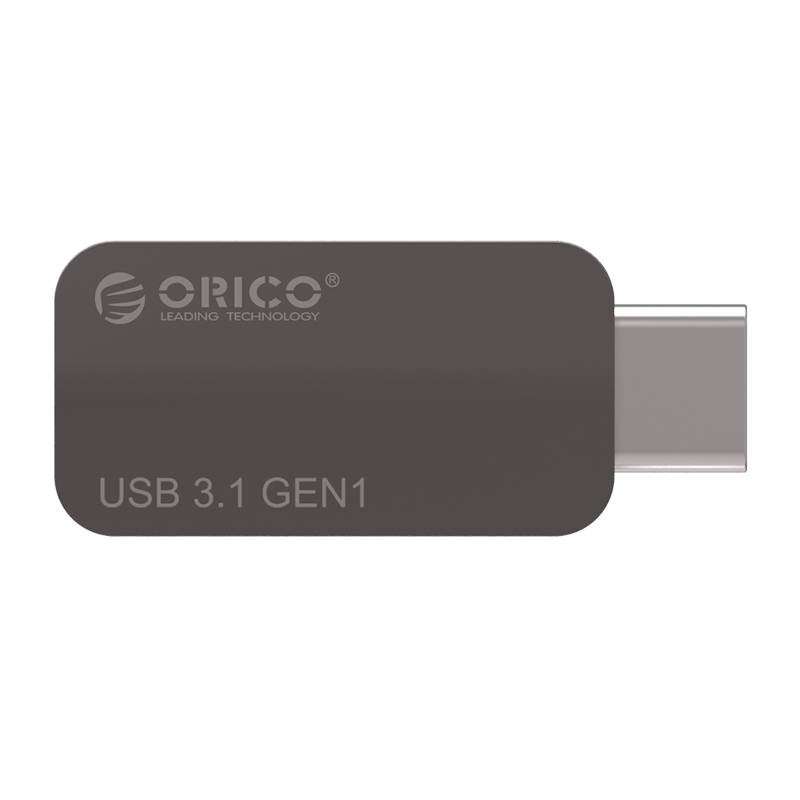 Orico CTA2-SV Aluminum USB TYPE C USB 3.0 OTG USB Adapter C 3.1 to USB 3.0 Data Transfer-Silver / Gr