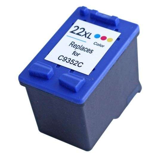 Real Color  32104113  HP 22XL Compatible High Yield Tri Colour Ink Cartidge