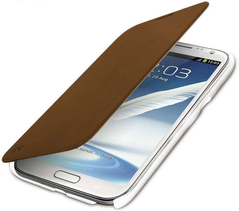 Promate 3161815111453 Aknol-Premium Leather Flip Case-Brown