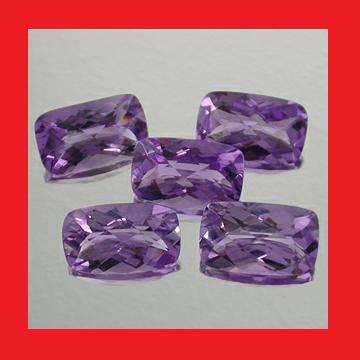 Amethyst [Brazil] - Faceted Rectangle Shape - 5,84cts