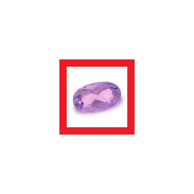 AMETHYST - PURPLE OVAL FACET - 0.155cts